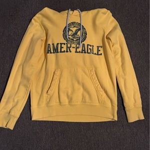 Men’s American eagle yellow hoodie
